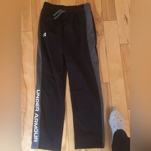 Under Armour Black and Gray Athletic Pants